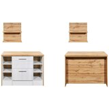 RESPEKTA Kuhinjski Otok Anton, Bela, Barva Macesna | Shoptok.si