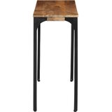  Konzolni stol smeđi 110x35x76cm od masivno drvo manga i željezo | shoptok.hr