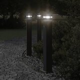  Vanjska podne svjetiljke sa senzorom crne 80 cm aluminijske | shoptok.hr