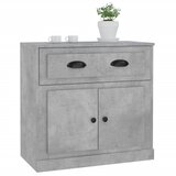  Komoda siva boja betona 70x35,5x67,5 cm od konstruiranog drva | shoptok.hr