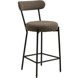 House Nordic Rjav oblazinjen barski stol (višina sedeža 65 cm) Badalona – Cene