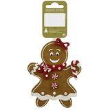  ukrasi za božićno drvce (smeđe boje, filc, visina: 12 cm) | shoptok.hr