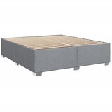  Krevet s oprugama i madracem svjetlosivi 200 x 200cm od tkanine | shoptok.hr
