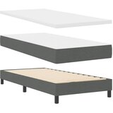  s opruga kutije Tamno siva 100 x 200 cm tkanina | shoptok.hr