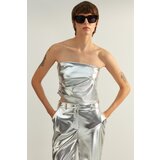 Trendyol Silver Blouse | shoptok.hr