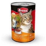 Friend hrana za mačke, komadići piletine u sosu, 415g Cene