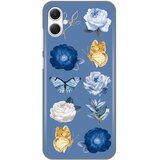 torbica silikonska print za samsung A055F galaxy A05 dusty blue