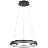  Mat crna LED viseća svjetiljka s mogućnosti zatamnjivanja s metalnim sjenilom ø 62 cm Cardona – | shoptok.hr