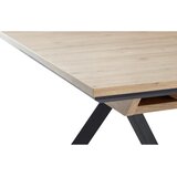 Cantus RAZTEGLJIVA MIZA, črna, hrast artisan | Shoptok.si