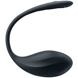Satisfyer Ribbed Petal - radijsko vibracijsko jajce (črno) | Shoptok.si