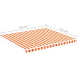  Zamjenska tkanina za tendu žuto-narančasta 4 x 3,5 m | Eponuda.ba