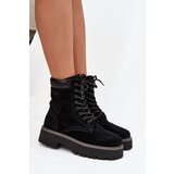 Big Star Suede women s work boots laced | Shoptok.si