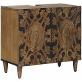  Kupaonski ormarić za sudoper s pohranom Smeđa 62 x 33 x 58 cm | shoptok.hr