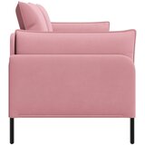 SOFA za dvije osobe 2-sjedalo Ružičasta 188 x 81 x 89 cm Baršun - Ružičasta 145 cm | shoptok.hr
