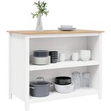  Kuhinjski otoci HILL Bijeli 112 x 66 x 90 cm Masivna borovina | shoptok.hr