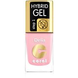 Delia Cosmetics Coral Nail Enamel Hybrid Gel gel lak za nohte odtenek 04 11 ml Cene