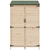  Vrtna Šupa Prirodna 106,5 x 56 x 176 cm Konstruirano drvo | shoptok.hr