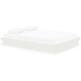  Posteljni okvir bel iz trdnega lesa 150x200 cm 5FT, (20643859) | Shoptok.si