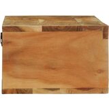 vidaXL Zidni TV ormarić 100x30x19 cm puno drvo bagrem | shoptok.hr