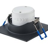 Eglo 902285 - set od 3 led ugradnih stropnih svetala saliceto, LED/6,4 W/230 v, 8,8 x 8,8 cm, crna | Eponuda.com