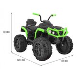 Quad na akumulator ATV BDM0906 - crno/zeleni | shoptok.hr
