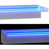  Prelijevajući vodopad RGB LED od nehrđajućeg čelika 45 cm | shoptok.hr