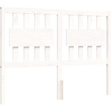  Okvir kreveta s uzglavljem bijeli 4FT6 bračni od masivnog drva | shoptok.hr