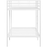vidaXL Dvoposteljna postelja brez vzmetnice Bela 107x203 cm jeklo | Shoptok.si