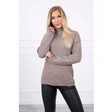 Kesi Sweater high neck cappuccino | shoptok.hr