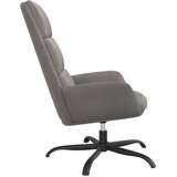  Stolica za opuštanje svjetlosiva baršunasta | Eponuda.com