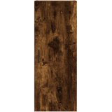  Visoka komoda dimljeni hrast 34,5x34x180cm konstruiranog drva Slike