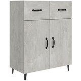 Maison Chic Komoda - Predalnik betonsko siva 69,5x34x90 cm inženirski les, (21721704) Cene