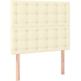  box spring s madracem LED krem 120x200cm od umjetne kože | shoptok.hr