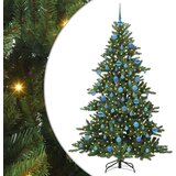 vidaXL Umjetno božićno drvce s nogom with LEDs s stalakom 180cm PVC | shoptok.hr