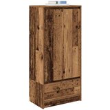 vidaXL Ormar s ladicom staro drvo 55,5x34x119,5 cm konstruirano drvo | shoptok.hr