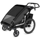 Thule Chariot Sport 2 single multifunkcionalna sportska prikolica za bicikl - 1 dijete, crna | shoptok.hr
