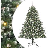 vidaXL Umestno božično drevo med 300 LED Zelena 160 x 160 x 240 cm | Shoptok.si