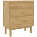  Ladičar OTTA smeđe-sivi 76,5 x 39,5 x 90 cm od masivne borovine | shoptok.hr