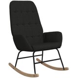  Stolica za ljuljanje od tkanine crna | shoptok.hr