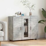  Drveni ormar s pohranom Betonski sivi 88,5 x 30,5 x 73 cm | shoptok.hr