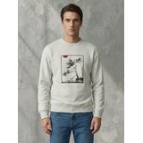 Sinsay Crewneck dukserica s printom comfort | shoptok.hr
