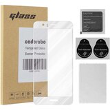 Cadorabo Honor 8/8 PREMIUM - Zaščitna folija za transparentna z belo - Zaščitno steklo s kaljenim zaslonom s trdoto 9H in 3D dotikom, (20604444) | Shoptok.si