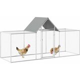  Kokošinjac od pocinčanog čelika 3 x 1 x 1,5 m | shoptok.hr