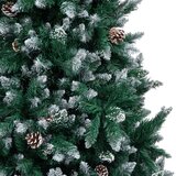  Umjetno božićno drvce sa šiškama i bijelim snijegom 240 cm | shoptok.hr