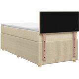  Boxspring krevet s madracem Krem 100 x 200 cm Tkanina | shoptok.hr