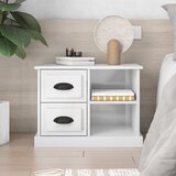  Noćni ormarić visoki sjaj bijeli 60x35,5x45 cm | shoptok.hr