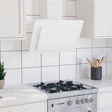 vidaXL Zidna napa 60 cm od nehrđajućeg čelika i kaljenog stakla bijela | Eponuda.com