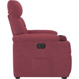  Električni naslonjač na podizanje od tkanine boja vina | shoptok.hr