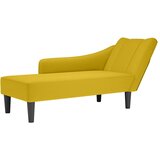  Počivaljka od baršun s rukonaslonom žuta | shoptok.hr