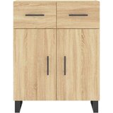 vidaXL Visoka komoda sonoma hrast 69,5x34x180 cm inženirski les | Shoptok.si